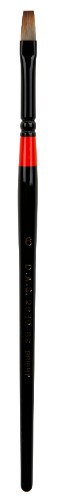 Artist Brush DASS2630 Manglon Bright #6, featuring resilient filaments for precision in watercolor, acrylic, and oil painting.
