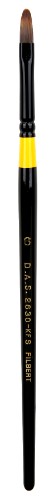 Artist Brush - DASS2630 Manglon Filbert #6, featuring versatile Manglon filaments for precise strokes in various paint mediums.