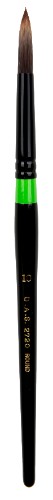 DASS2720 Manglon Round #10 Artist Brush, versatile tool with resilient filaments for precise painting in various mediums.