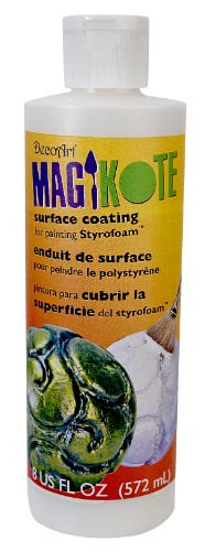 Magikote 8oz Surface Coating bottle, showcasing a multi-surface formula for durable, vibrant, and weather-resistant finishes.
