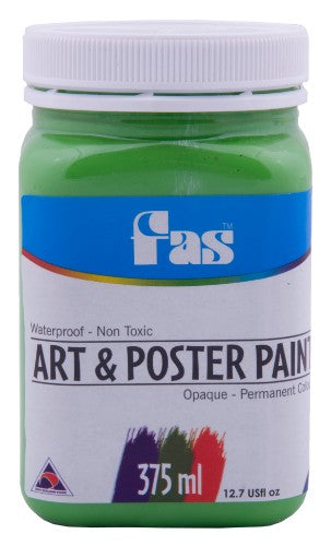Fas A&P 375ml Leaf paint, bright and non-toxic, ideal for creative projects, fast-drying with waterproof properties.