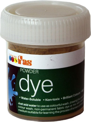 FAS Watersoluble Dye 30gm Ultra, a versatile and safe concentrated dye for vibrant fabric and craft projects.