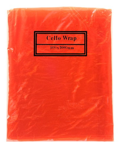 Cellophane 90x100cm Orange
