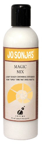 A 250ml bottle of Jo Sonja's Magic Mix acrylic paint, ideal for blending and detail work with a matte finish.