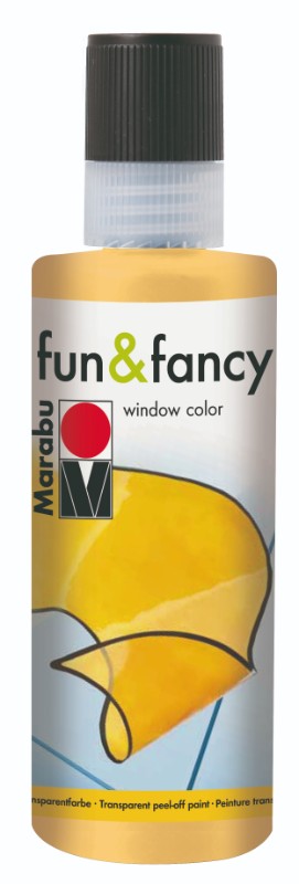 Glass Paint - Fun & Fancy 80ml in Flesh Colour, non-toxic, ideal for glass crafts, dries clear for durable artistry.