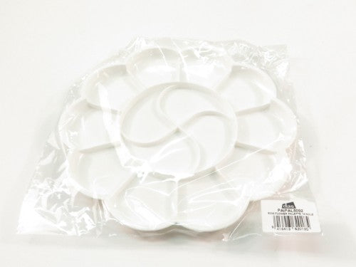 DAS 5002 Flower Palette with 14 holes, ideal for mixing colors and enhancing floral artworks, lightweight and easy to clean.