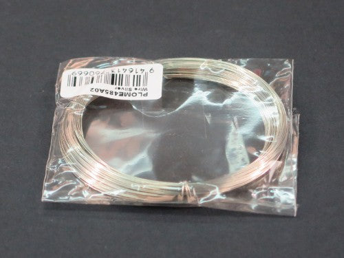 Premium silver copper wire, 0.32mm thick and 20m long, perfect for crafting, wiring, and DIY projects.