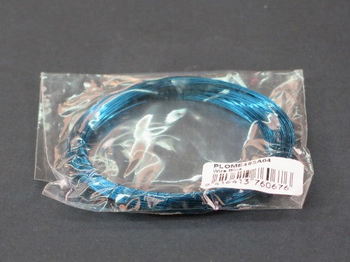 Premium blue copper wire, 0.32mm thick, 20m long, ideal for DIY projects, jewelry making, and electrical connections.