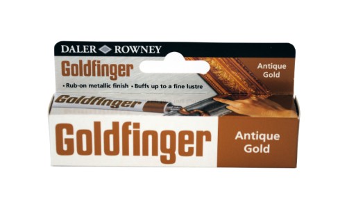 Rown Goldfinger Ant Gold acrylic paint in metallic gold, perfect for versatile artistic projects and DIY crafts.