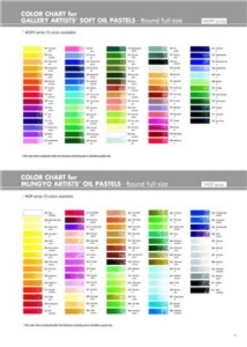 Pack of 6 vibrant cobalt blue oil pastels for artists, perfect for blending and versatile techniques.