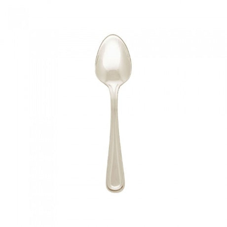 Elegant Oxford Coffee Spoon Set of 12 in 18/10 stainless steel, perfect for stirring coffee or serving desserts, dishwasher safe.