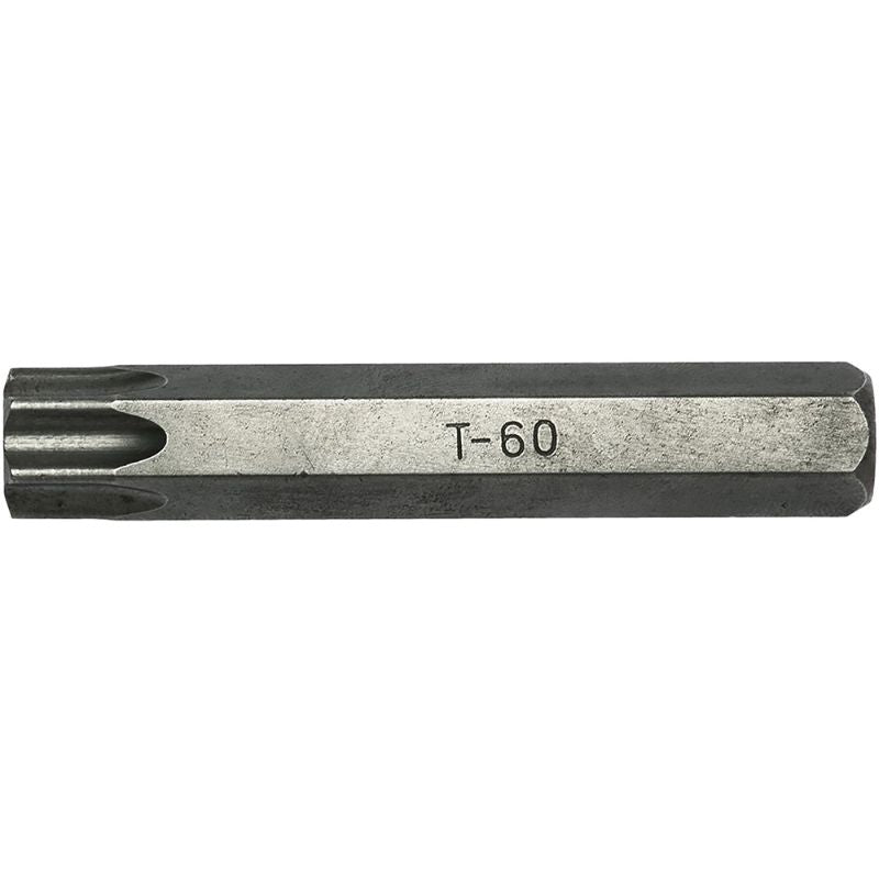 Durable 12mm Teng Hex Drive Tx60 Cr-V Bit, 75mm long, ideal for automotive and home repairs, with free NZ shipping.