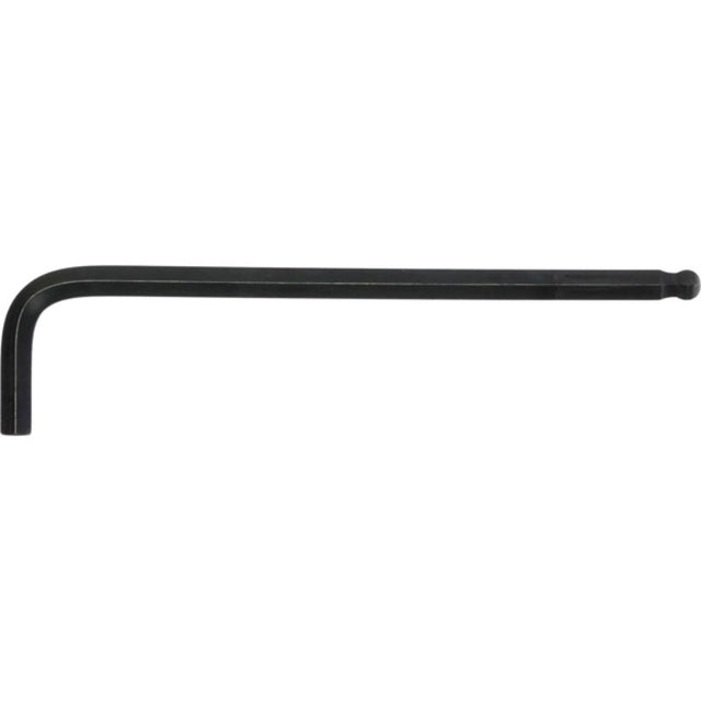 Teng Ball-End Hex Key 1/4in Cr-V, durable chrome vanadium, black finish, 30-degree angle for hard-to-reach fasteners.