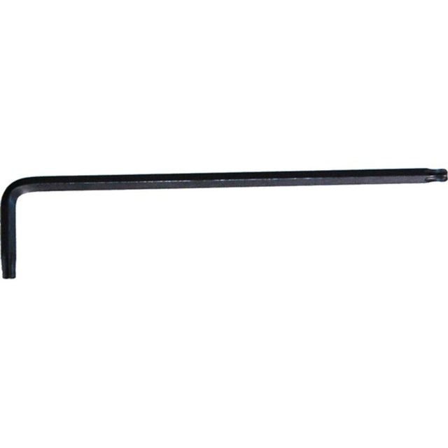 Teng TX9 Ball-End Torx Key in chrome vanadium steel with a black finish for easy 20° angle adjustments.
