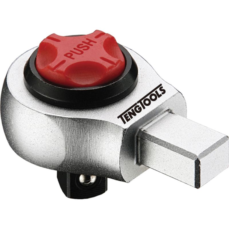 Teng 3/8in Dr. Ratchet Head for 9x12mm sockets, featuring a durable 45-tooth mechanism for smooth torque adjustments.