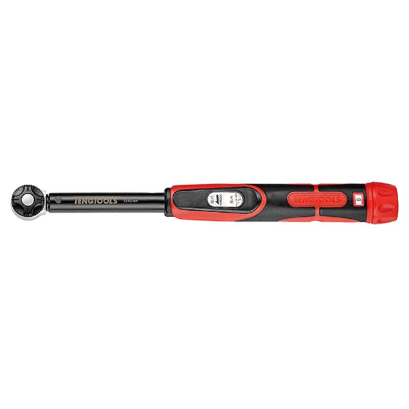 Teng 3/8in Dr. Torque Wrench IQ Plus 12-60Nm with ergonomic grip, 72-teeth ratchet, and precise torque adjustment in 0.5 Nm increments.