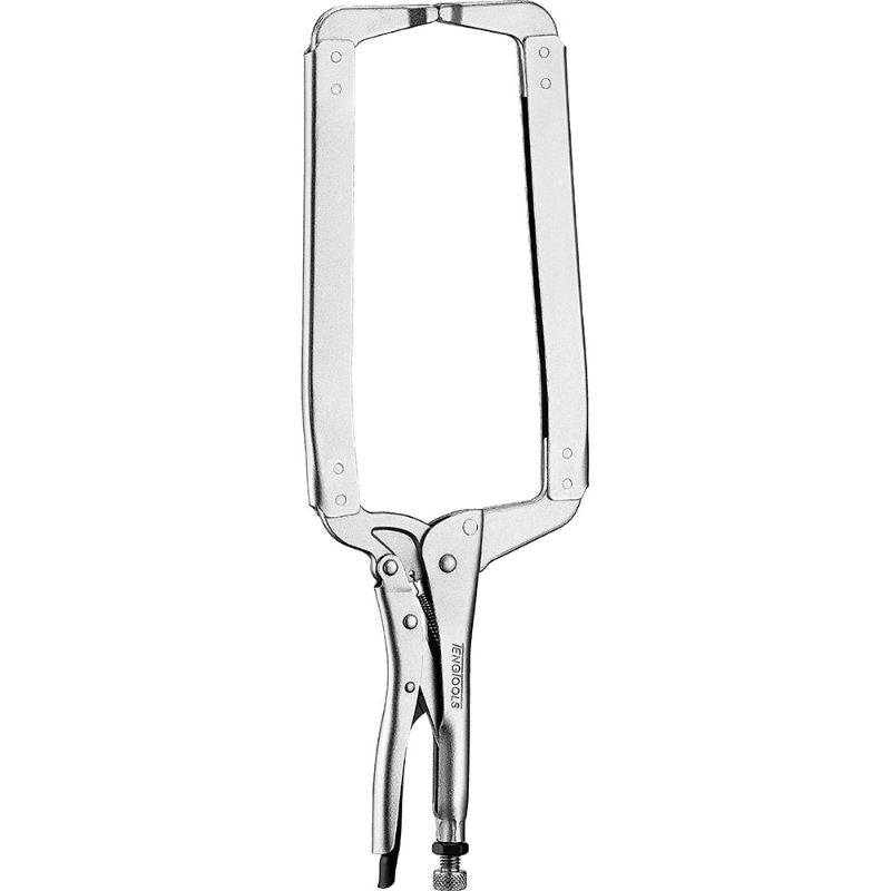 Teng 18in C-Clamp Power Grip Plier with a robust design for strong gripping and holding in woodworking, metalworking, and automotive tasks.