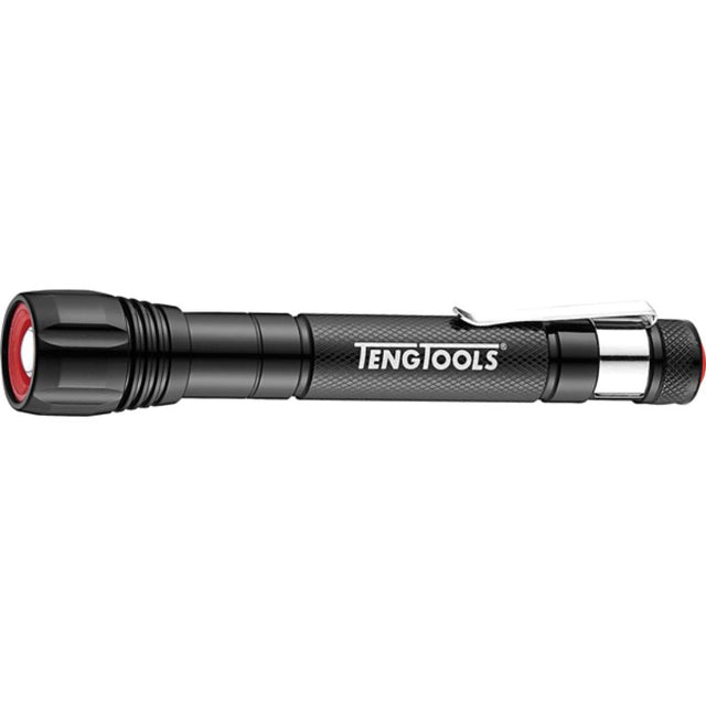 Compact 135mm Teng CREE LED torch with 100 lumens, water-resistant, shockproof, and versatile for outdoor use.