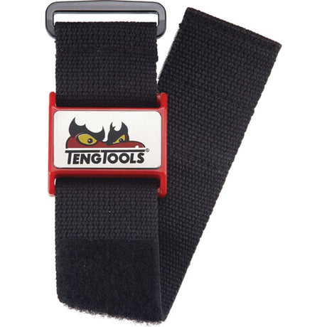 Teng 340mm Magnetic Bracelet securely holds screws and small metal tools for DIY projects, fitting comfortably on any wrist.