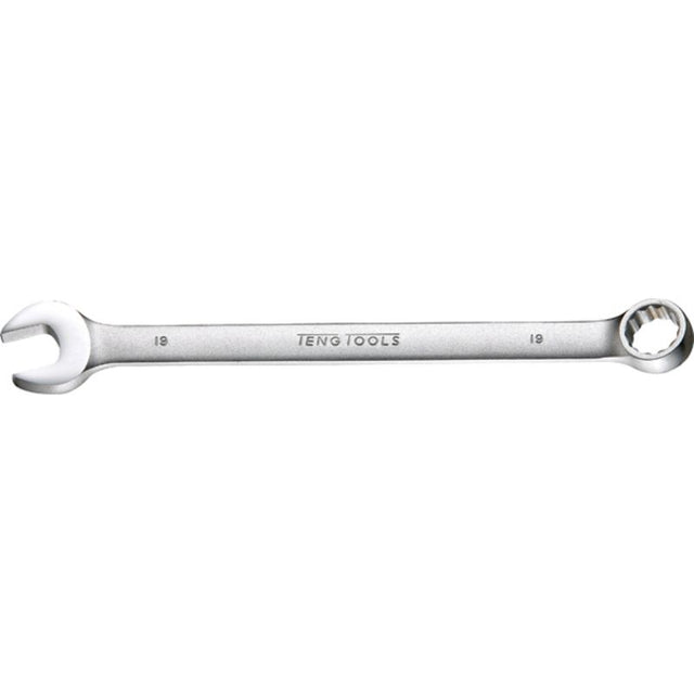 Teng LMP Combination Spanner 16mm in Chrome Vanadium Steel, with 12-point offset head and hip grip ring ends for versatile use.