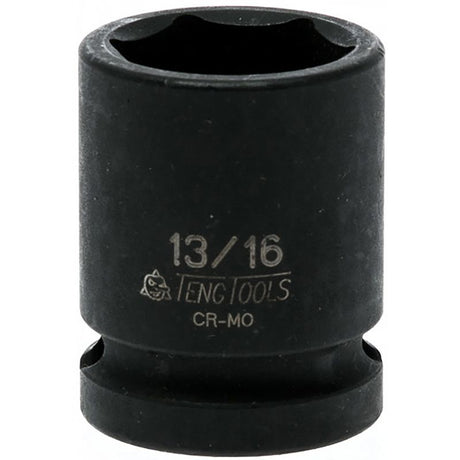 Teng 1/2in Dr. Impact Socket 13/16in, durable and versatile for heavy-duty tasks, ideal for mechanics and DIY enthusiasts.