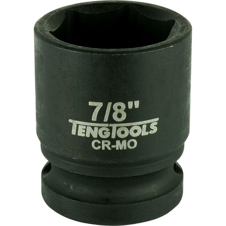 Teng 1/2in Dr. Impact Socket 7/8in, durable tool for high torque applications, ideal for mechanics and DIY projects.