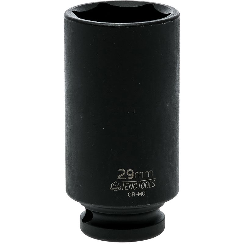Teng 1/2in Dr. Deep Impact Socket 29mm DIN designed for durability, torque, and reliable grip for automotive tasks.