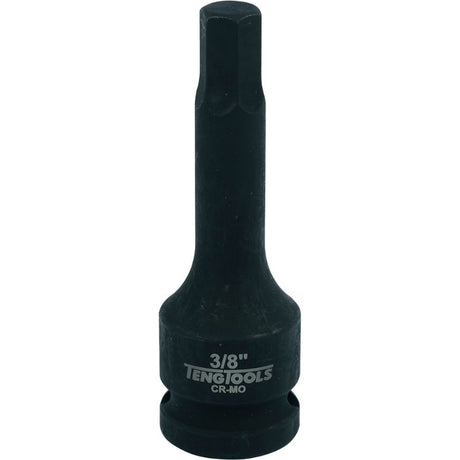 Teng 1/2in Dr. Hex Bit Impact Socket 3/8, durable hex socket for impact wrenches, ideal for mechanics and heavy-duty tasks.