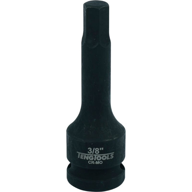 Teng 1/2in Dr. Hex Bit Impact Socket 3/8, durable hex socket for impact wrenches, ideal for mechanics and heavy-duty tasks.