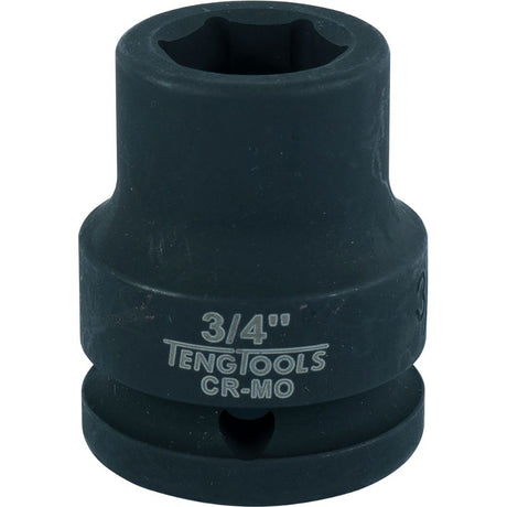 High-quality Teng 3/4in impact socket designed for heavy-duty use, made from durable chrome vanadium steel.