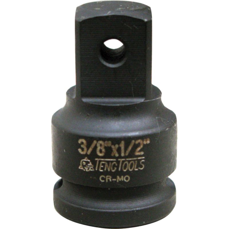 Teng 3/8F:1/2M Impact Adaptor DIN for seamless tool size conversion, designed for mechanics and DIY enthusiasts.