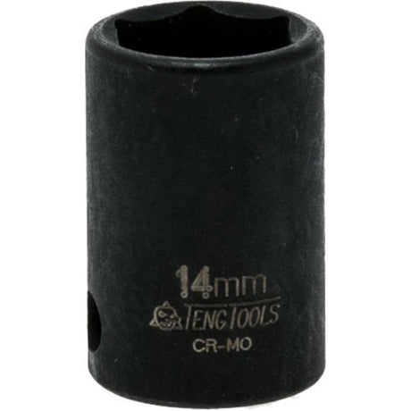 Teng 3/8in Drive Impact Socket 15mm ANSI: Durable chrome vanadium steel tool for automotive and home repairs, ideal for tight spaces.