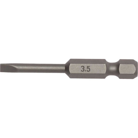 Teng 3Pc 1/4in hex FL0.8 x 5.5mm bit set, designed for durability and precision in fastening for DIY and professional use.