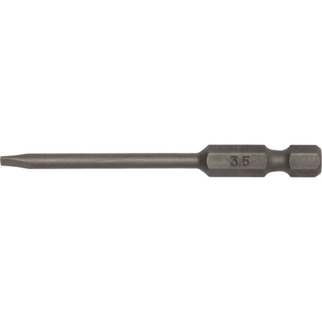 Teng 2Pc 1/4in Hex FL0.8 x 4.0mm Bit set designed for precision tightening and loosening in tight spaces, compatible with drills.