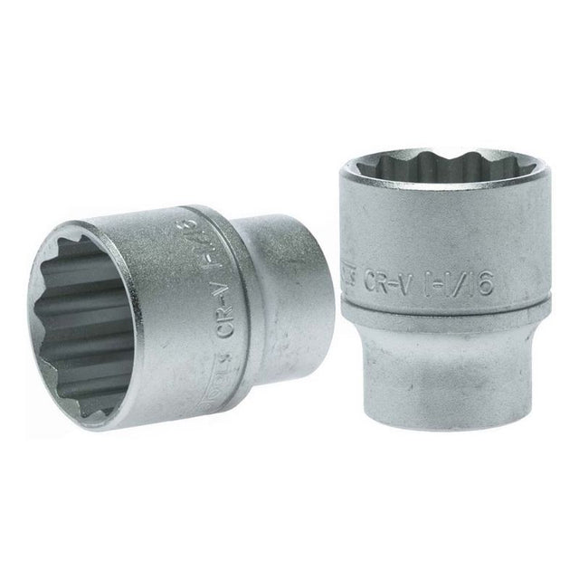 Premium Teng 1/2in drive socket 1-1/16in 12Pnt, ideal for automotive and DIY projects, offering reliable grip and torque.