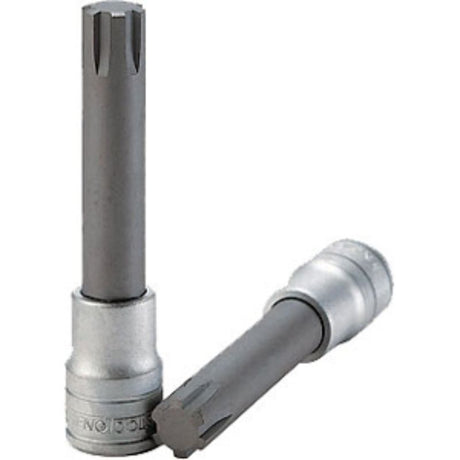 Teng 1/2in Drive RIL Bit Socket 100mm, chrome vanadium steel for durability, ideal for deep-seated fasteners and precise torque.