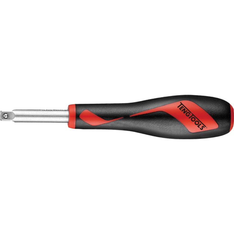 Teng 1/4in Dr. 6in Spinner Handle Extension for easy torque application in tight spaces, featuring a durable ergonomic design.