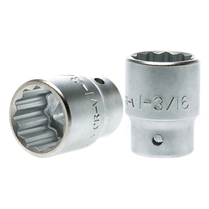 Teng 3/4in drive socket 1-3/16in 12-point, ideal for heavy-duty automotive repairs and durable performance in DIY projects.