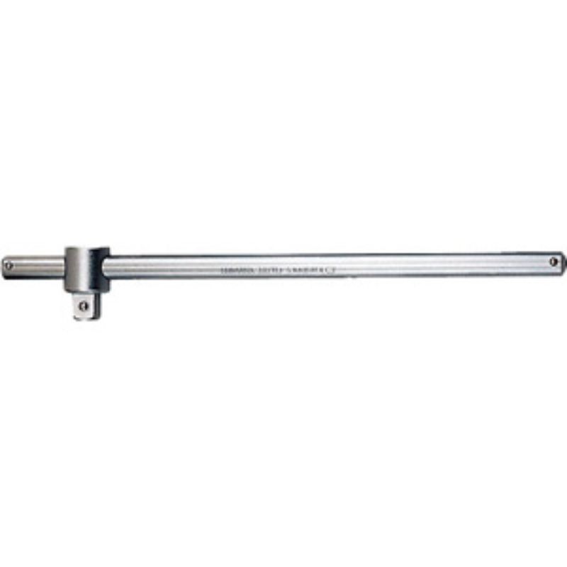 Teng 3/8in Dr. Sliding T-Bar, 170mm long, made of durable Chrome Vanadium steel with a sliding mechanism for easy use.
