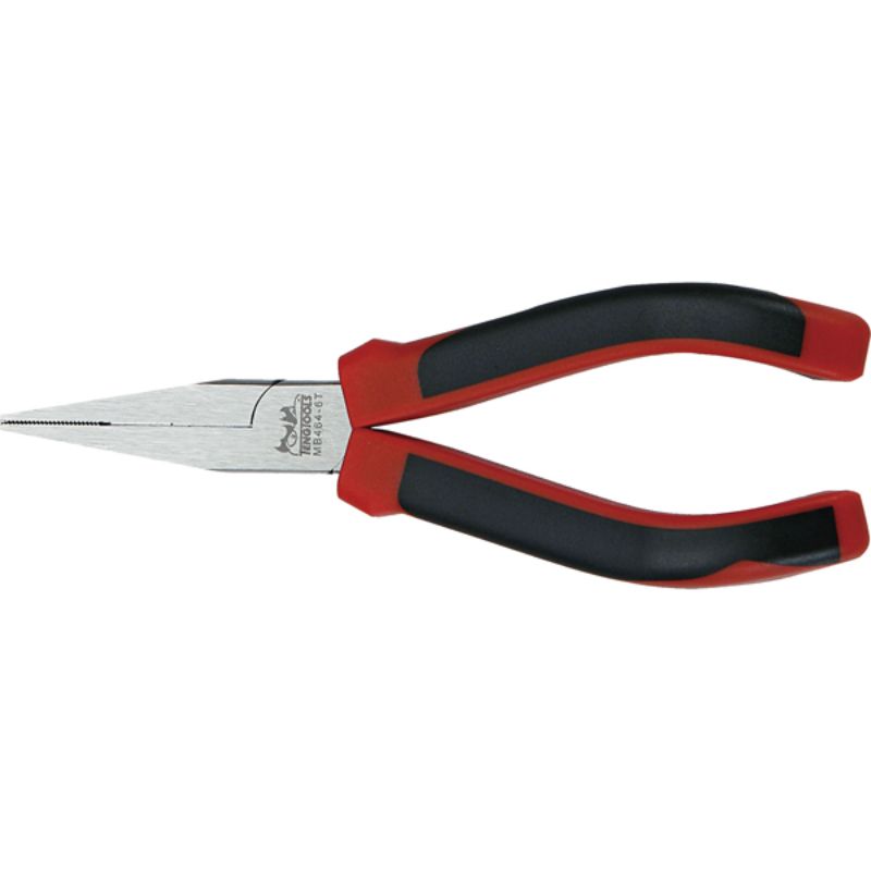 Teng MB 6in TPR Nose Plier features a chrome molybdenum steel design, 45° angled jaws, and ergonomic handles for precision tasks.
