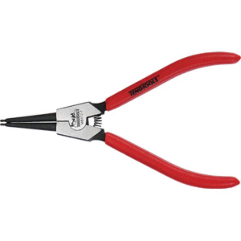 7-inch Teng MB Circlip Plier with chrome vanadium steel, polished head, vinyl grips, and a 19-60mm capacity for easy snap ring installation.
