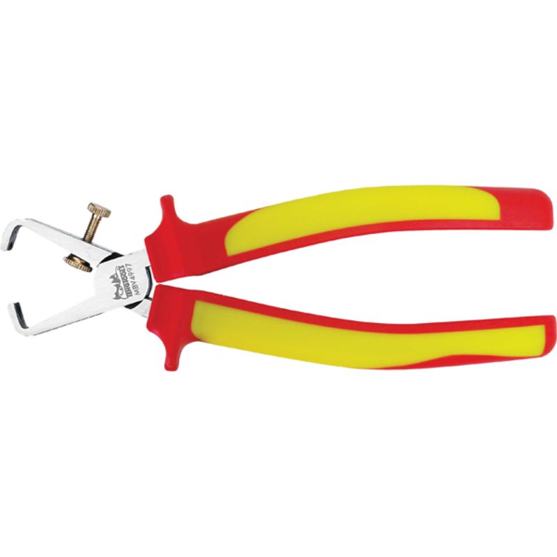 Teng MB 7in 1000V VDE Wire Stripper Plier with adjustable screw, ergonomic handles, and IEC 60900 safety certification.