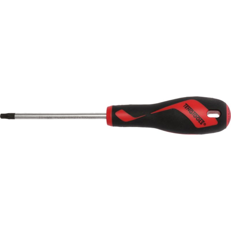 Teng MD TT-MV+ Screwdriver with a 100mm blade, designed for tamper-proof TPX screws, featuring a durable ergonomic handle.