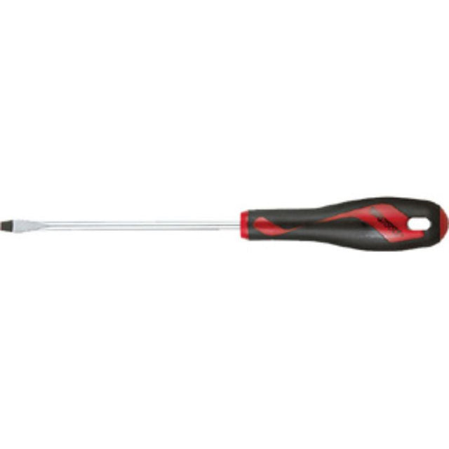 Teng MD TT-MV+ Screwdriver with durable black-tipped steel blade, ergonomic handle, and hanging hole, ideal for precise tasks.