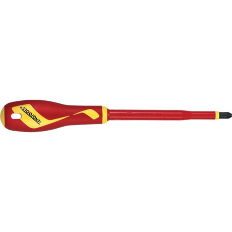 Teng MD 1000V VDE Screwdriver with insulated shaft, 60mm blade, and ergonomic handle for safe electrical work.