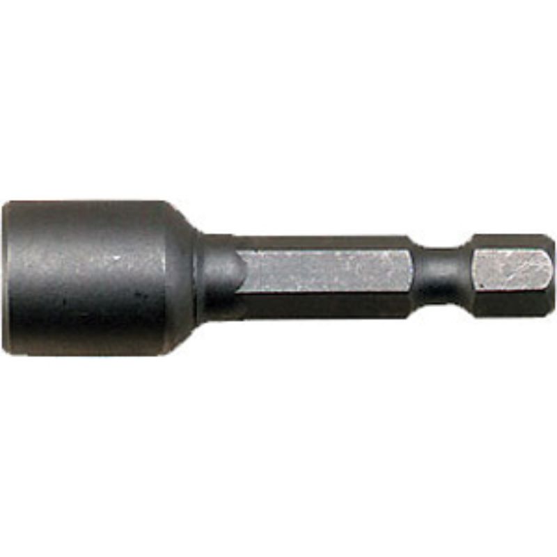 Magnetic 6mm nut setter with 1/4in hex drive, 45mm length for precise screw insertion in tight spaces.