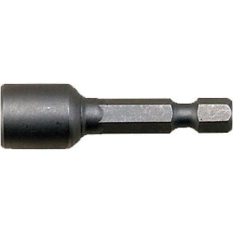 Magnetic 6mm nut setter with 1/4in hex drive, 45mm length for precise screw insertion in tight spaces.