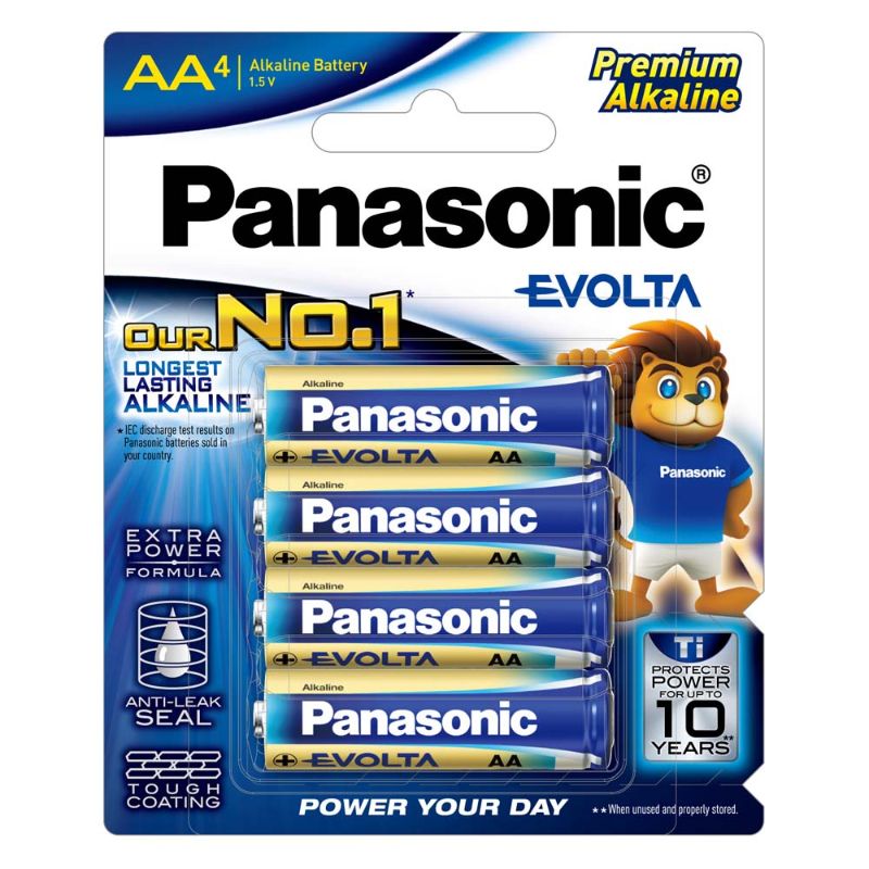 Panasonic AA Battery Evolta Alkaline (4pk)
