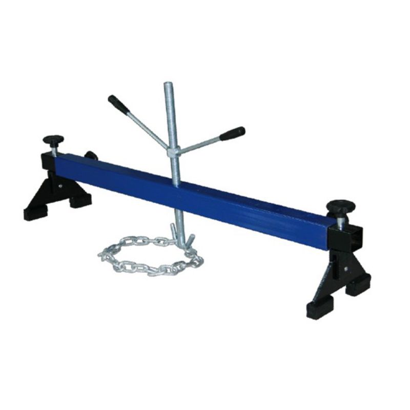 Durable ProEquip 300kg Engine Support with rubber padded legs, adjustable 1020mm to 1600mm, ideal for four and six-cylinder engines.