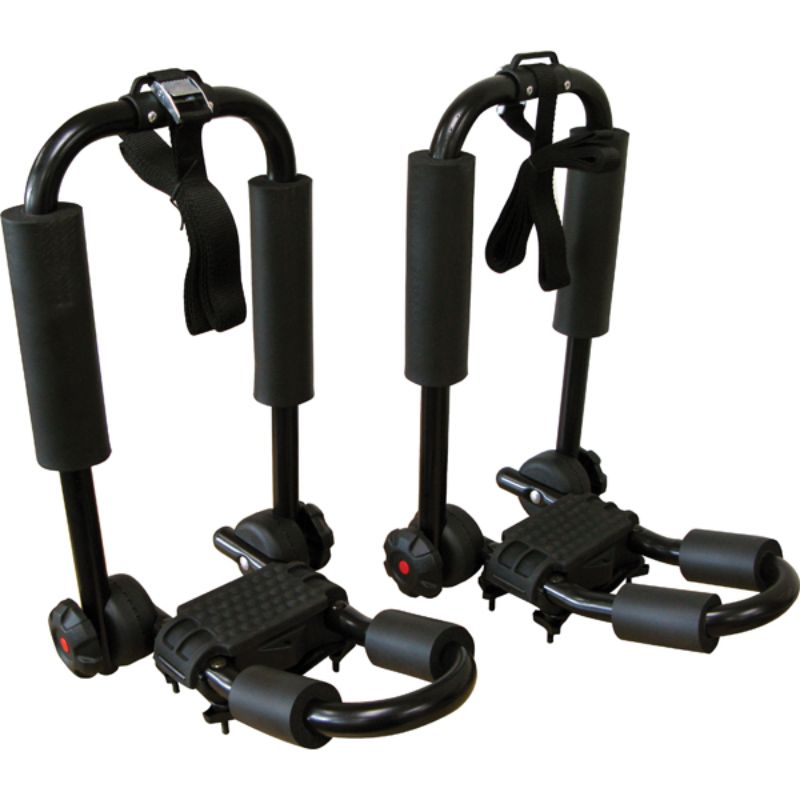 ProMarine Universal Folding Kayak Carrier, portable design for transporting kayaks, 34kg capacity, with tie-down straps included.